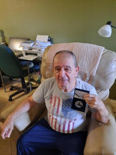 Alpert JFS Holocaust Survivor With Medals 2